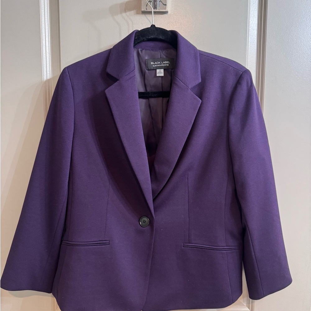 Black Label Women's Purple Blazer/Suit Jacket
